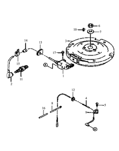Part Location Diagram of KM-92015-2167 MTD Nut